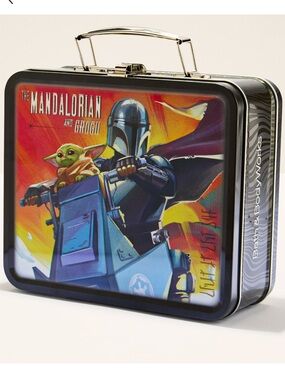 Bath & Body Works Star Wars The Mandalorian Tin - Blue, Red, Yellow, Green